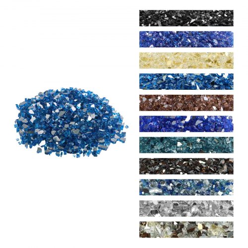 VEVOR Γυαλί για Τζάκι 1/2-Inch 10 LBS Πυρίμαχες Πέτρες - Pacific Blue FHBLFGSGHBL15R2Q0001V0 VEVOR Γυαλί για Τζάκι 1/2-Inch 10 LBS Πυρίμαχες Πέτρες - Pacific Blue FHBLFGSGHBL15R2Q0001V0