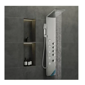 Στήλη Nτους - Υδρομασάζ Τοίχου 134.5 cm με Τηλέφωνο 4 σε 1 VEVOR FTYS4CS2MSDPNYC1QV0 - Image 7