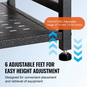 VEVOR  Οργανωτής Γκαράζ Γκολφ: Βάση για 2 Τσάντες, Ράφι για Μπαστούνια και Μπάλες GEFSNJHSF0G2GAR4SV0 - Image 4