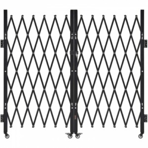 VEVOR Διπλή Πτυσσόμενη Ασφαλείας Πόρτα Συρόμενη 125.98 x 63.19 εκ. GZSZDAQM63395RNRL001V0