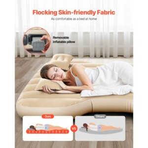 VEVOR Φουσκωτό Στρώμα Αυτοκινήτου για Μοντέλο Y - Άνεση & Πρακτικότητα στην Ταξιδιωτική σας Περιπέτεια HBXKZRMSTESL2NUD1V9 - Image 3