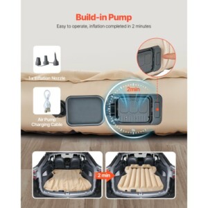 VEVOR Φουσκωτό Στρώμα Αυτοκινήτου για Μοντέλο Y - Άνεση & Πρακτικότητα στην Ταξιδιωτική σας Περιπέτεια HBXKZRMSTESL2NUD1V9 - Image 4