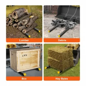 VEVOR Πιρούνια Παλέτας, 2000 lbs, 43" για Τρακτέρ & Φορτωτές  HCF43INCH20005JCOV0 - Image 3