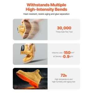 VEVOR Ανδρικές Αδιάβροχες Ατσάλινες Μπότες Εργασίας Μέγεθος 11 Αντιολισθητικές HJJZXPTKZS121JRCSV0 - Image 4