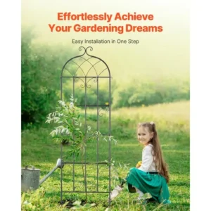 VEVOR Σετ 4 Μεταλλικών Στηριγμάτων Αναρρίχησης Φυτών 71x20 in Ανθεκτικά στη Σκουριά HPJHX6JTH71WWTFZ4V0 - Image 4