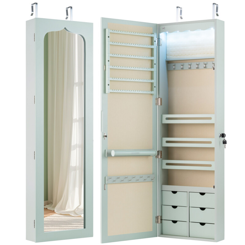 Costway Ντουλάπι κοσμημάτων με LED Costway Ντουλάπι κοσμημάτων με LED