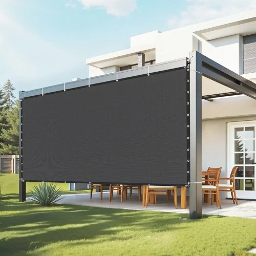 VEVOR Σκίαστρο 90% για Αίθριο 10 x 12 ft (Μαύρο) JBZGB185GSM1NJXI8001V0