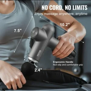 VEVOR Πιστόλι Μασάζ με 8 Ταχύτητες και 6 Κεφαλές  JMQ3200RPMXXZUVUFV2 - Image 5