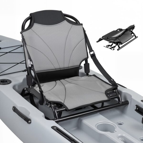 VEVOR Καθίσμα Καγιάκ Καθολικό Αναδιπλούμενο με Ρυθμιζόμενη Πλάτη και Ιμάντες