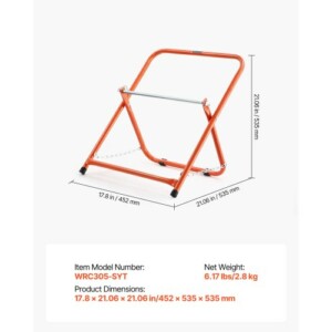 VEVOR Πτυσσόμενη Βάση Καρούλιου Βαρέως Τύπου για Καλώδια Ηλεκτρολογικά Βιομηχανικά JSZJFXQZDJSGIKT09001V0 - Image 6