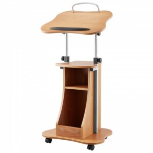 VEVOR Κινητό Βήμα 43" από Ξύλο με Ρυθμιζόμενο Ύψος και Αποθηκευτικό Χώρο JT1BXSTM43INNBJMX001V0 - Image 8