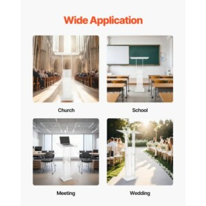 VEVOR Φορητό Αναλόγιο 50 ιντσών από Ακρυλικό με Ευρύχωρη Επιφάνεια Ανάγνωσης JT1CGKYKL46IHZ6BL001V0 - Image 6