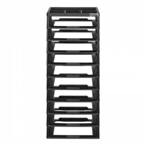 VEVOR Πλαστική Οργάνωση 10 Επιπέδων Μεγάλης Χωρητικότητας Μαύρο Πλαίσιο JTZCCHTZ10CJWVVC4V0 - Image 8