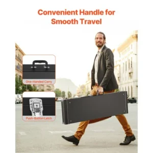 VEVOR Αδιάβροχη Θήκη Μπάσου 48.03in με Κλειδαριά και Κλειδί JXJTYHJXJHBBVUUYRV0 - Image 4