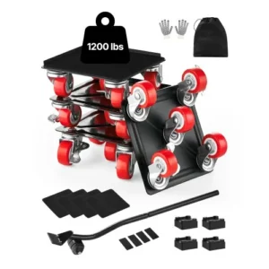 VEVOR Βαρέως Τύπου Έπιπλο Μεταφορέας με 5 Ρόδες