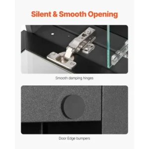 VEVOR Ντουλάπι Φαρμάκων 24" x 30" με Ρυθμιζόμενα Ράφια και Καθρέφτη JXYJJXJ2430IYDJW2V0 - Image 5