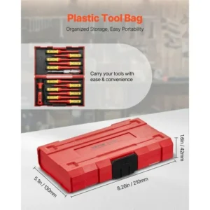 VEVOR Σετ Μονωμένων Κατσαβιδιών 13 Τεμαχίων για Ηλεκτρολόγους JYGJTZKHTJYLSJRIFV0 - Image 4