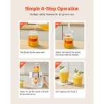 VEVOR Μηχανή Παραγωγής Χιονιού 40KG/24H, Ηλεκτρικό Μηχάνημα Θρυμματισμού Πάγου με Ανοξείδωτη Λεπίδα & Δοχείο 1.8L, Γρήγορη Προ-Ψύξη 90S για Οικιακή Χρήση & Μικρές Συγκεντρώσεις JYNBJFL40KG2DH503001V2 - Image 4