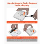 VEVOR Προγραμματιζόμενος Θερμοστάτης 7 Ημερών για Συστήματα Θέρμανσης & Ψύξης KBCHWQRBKD2499VQT001V9 - Image 5