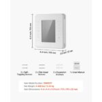 VEVOR Προγραμματιζόμενος Θερμοστάτης 7 Ημερών για Συστήματα Θέρμανσης & Ψύξης KBCHWQRBKD2499VQT001V9 - Image 6