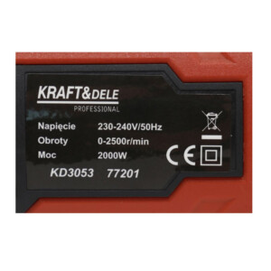 Παλινδρομικό Πριόνι 2000 W Kraft&Dele KD-3053 - Image 6