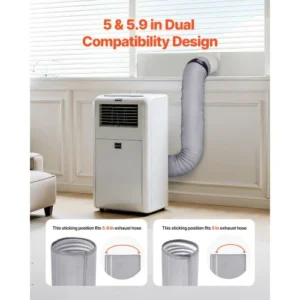 VEVOR Μονωτικό Κάλυμμα Σωλήνα Φορητού Κλιματιστικού KDRGTMST1JT6D7TPDV0 - Image 2