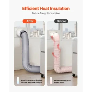 VEVOR Μονωτικό Κάλυμμα Σωλήνα Φορητού Κλιματιστικού KDRGTMST1JT6D7TPDV0 - Image 5