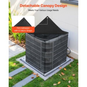 VEVOR Κάλυμμα Κλιματιστικού Διπλής Στρώσης 914 x 1010 mm με Αποσπώμενη Κουκούλα KDZSWLDSZWZPI34LJ001V0 - Image 4