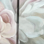 HOMCOM Canvas Prints Flowers, Ξύλο πεύκου για το σπίτι και το γραφείο, 200x100cm, Πολύχρωμο L00-020 - Image 6