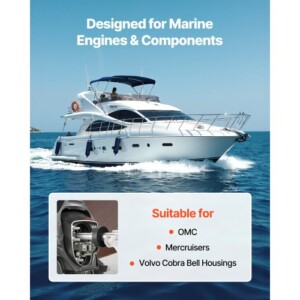 VEVOR Εργαλείο Ευθυγράμμισης Αφαίρεσης και Εγκατάστασης Ρουλεμάν Gimbal για Mercruisers OMC Volvo LBQZCMFBWGKZUHJ1M001V0 - Image 2