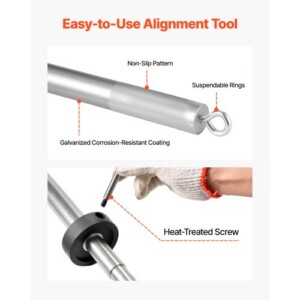 VEVOR Εργαλείο Ευθυγράμμισης Αφαίρεσης και Εγκατάστασης Ρουλεμάν Gimbal για Mercruisers OMC Volvo LBQZCMFBWGKZUHJ1M001V0 - Image 5