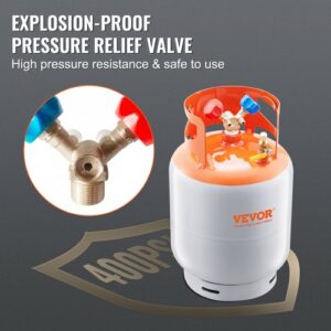 VEVOR Ανάκτηση Ψυκτικού 50lb Δεξαμενή 400 PSI Y Βαλβίδα LMHSGWFDK501495VYV0 - Image 3