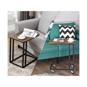 Βοηθητικό Μεταλλικό Τροχήλατο Τραπεζάκι 35 x 50 x 60 cm VASAGLE LNT50X - Image 2