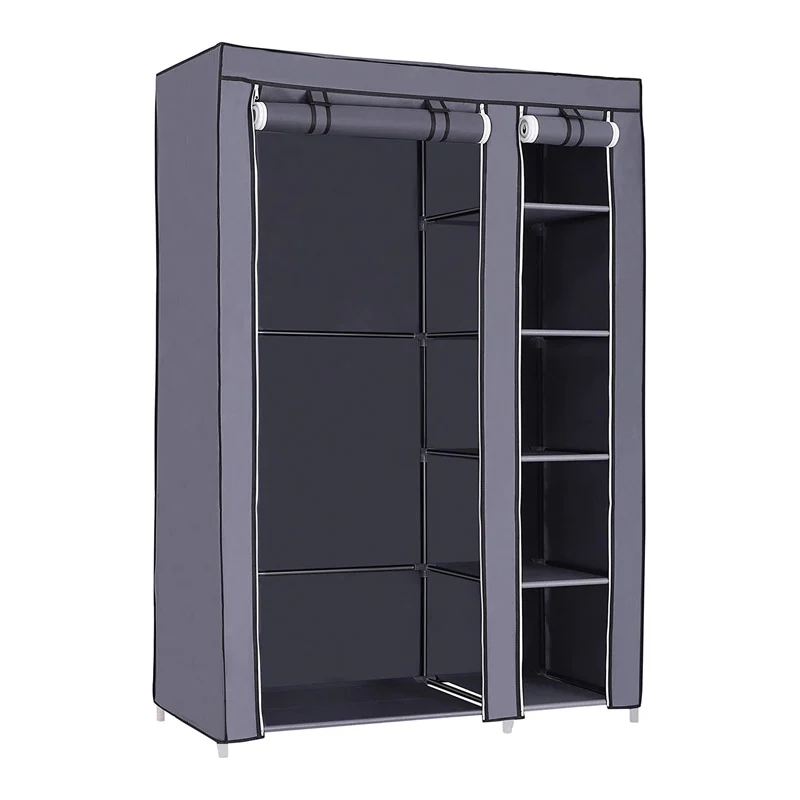 Πτυσσόμενη Υφασμάτινη Ντουλάπα με Μεταλλικό Σκελετό 110 x 175 x 45 cm Songmics LSF007G Πτυσσόμενη Υφασμάτινη Ντουλάπα με Μεταλλικό Σκελετό 110 x 175 x 45 cm Songmics LSF007G