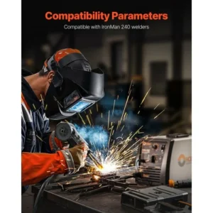 VEVOR Πιστόλι Συγκόλλησης 200Α με Καλώδιο 20FT Συμβατό με Hobart IronMan 240 LSHQHOBART20BA1Z9V7 - Image 2