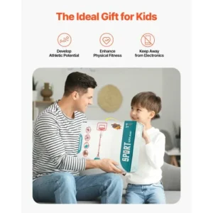 VEVOR Ρυθμιζόμενο Φορητό Παιδικό Μπασκετικό Τέρμα για Παιδιά LSLQJJS190CMOMNSUV0 - Image 5