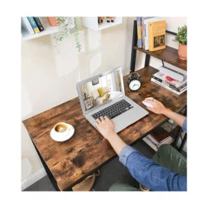 Μεταλλικό Γραφείο με 4 Ράφια 120 x 60 x 120 cm VASAGLE LWD48X - Image 2