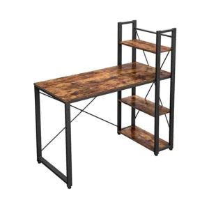 Μεταλλικό Γραφείο με 4 Ράφια 120 x 60 x 120 cm VASAGLE LWD48X - Image 4