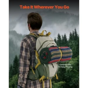 VEVOR Μάλλινη Κουβέρτα Κάμπινγκ 64" x 88" Ζεστή για Κάμπινγκ, Πεζοπορία, Ταξίδια LYTWLYMHFPP3SJS97V0 - Image 5