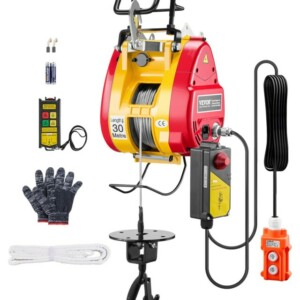 VEVOR 2-σε-1 Φορητός Ηλεκτρικός Βίντσι Ανύψωσης με Ενσύρματο/Ασύρματο Τηλεχειριστήριο MAGKBXSDDHLSHP9W7V2