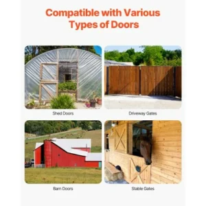 VEVOR Σιδερένιο Μαύρο Κιτ Στήριξης Πύλης με Γωνιακό Βραχίονα και Αντι-Κάμψης MKZJXXK7ZX1JHNG46V0 - Image 4