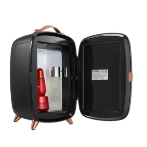 Mini Ηλεκτρικό Ψυγείο Καλλυντικών 6 Lt Ψύξης και Θέρμανσης με Καθρέπτη Μακιγιάζ Χρώματος Μαύρο VEVOR MNBXHSZJMBB6LMOFZV2 - Image 11