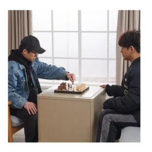 Μαγνητικό Ξύλινο Σκάκι με 34 Πιόνια 29 x 29 x 7 cm VEVOR MZGJXQ12YCSSTUH2IV0 - Image 7