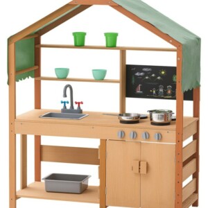 VEVOR Παιδική Ξύλινη Κουζίνα Λάσπης Εξωτερικού Χώρου για Παιχνίδι Ρόλων NJCFTPK40INCI1U56V0