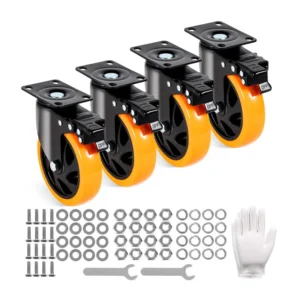 Σετ Περιστρεφόμενα Ροδάκια Βαρέως Τύπου για Έπιπλα 816 Kg 4 τμχ VEVOR PBJLCSJAZ4J4XPOVCV0 - Image 11