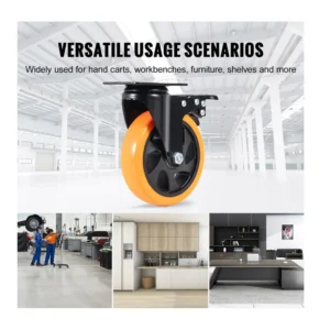 Σετ Περιστρεφόμενα Ροδάκια Βαρέως Τύπου για Έπιπλα 816 Kg 4 τμχ VEVOR PBJLCSJAZ4J4XPOVCV0 - Image 8