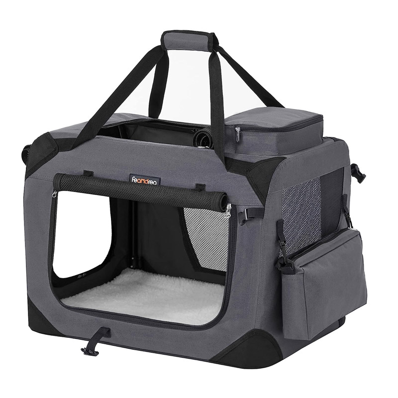 Τσάντα Μεταφοράς Σκύλου 60 x 42 x 42 cm Γκρι PDC60GY Feandrea Τσάντα Μεταφοράς Σκύλου 60 x 42 x 42 cm Γκρι PDC60GY Feandrea