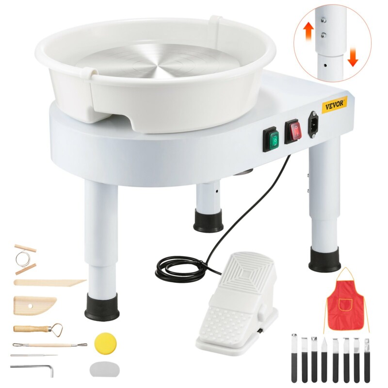 VEVOR Κεραμικός Τροχός 28 εκ για Σκάργια - Μεσαία Λειτουργία ρυθμιζόμενου ποδόπληκτρου PDSLPJ28CMBSRQ5F9V2