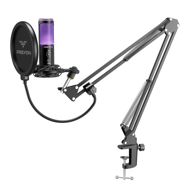 Μικρόφωνο USB με RGB Φωτισμό Preyon Eagle Scream PES43B Μικρόφωνο USB με RGB Φωτισμό Preyon Eagle Scream PES43B