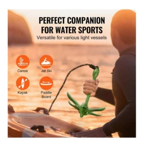 Πτυσσόμενη Άγκυρα για Κανό Καγιάκ από Χυτοσίδηρο 1.5 Kg με Σχοινί και Σημαδούρα VEVOR PHTMYJTPSG35NCT7KV0 - Image 6